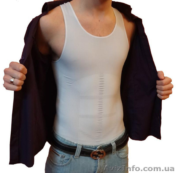 Утягивающая мужская майка Slim Lift - <ro>Изображение</ro><ru>Изображение</ru> #1, <ru>Объявление</ru> #1038311