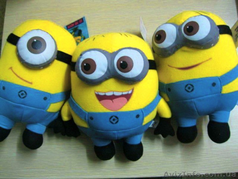 Плюшевый Миньон 25 cм - лучший подарок для ваших любимых ! - <ro>Изображение</ro><ru>Изображение</ru> #1, <ru>Объявление</ru> #1048666