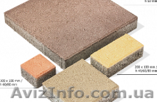 Тротуарная плитка Брусчатка 200*100*60 - <ro>Изображение</ro><ru>Изображение</ru> #1, <ru>Объявление</ru> #1073548