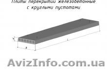 Плита перекрытия ПК63-12-8 - <ro>Изображение</ro><ru>Изображение</ru> #1, <ru>Объявление</ru> #1073402