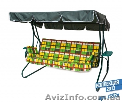 Качели садовые Люкс-2 - <ro>Изображение</ro><ru>Изображение</ru> #1, <ru>Объявление</ru> #1080252