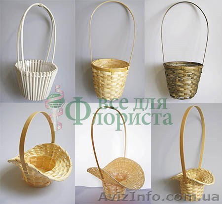 Плетеные корзины для цветов, лепестков, декора - <ro>Изображение</ro><ru>Изображение</ru> #1, <ru>Объявление</ru> #1080087