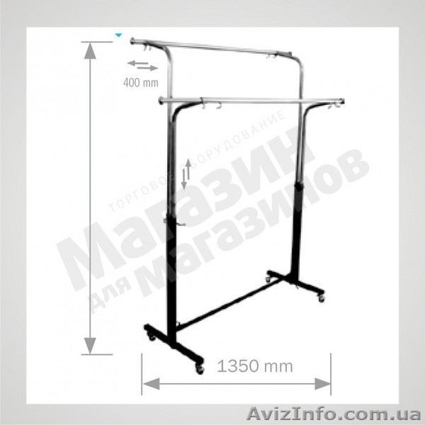 Стойки для одежды. Вешалка гондола - <ro>Изображение</ro><ru>Изображение</ru> #1, <ru>Объявление</ru> #1085907