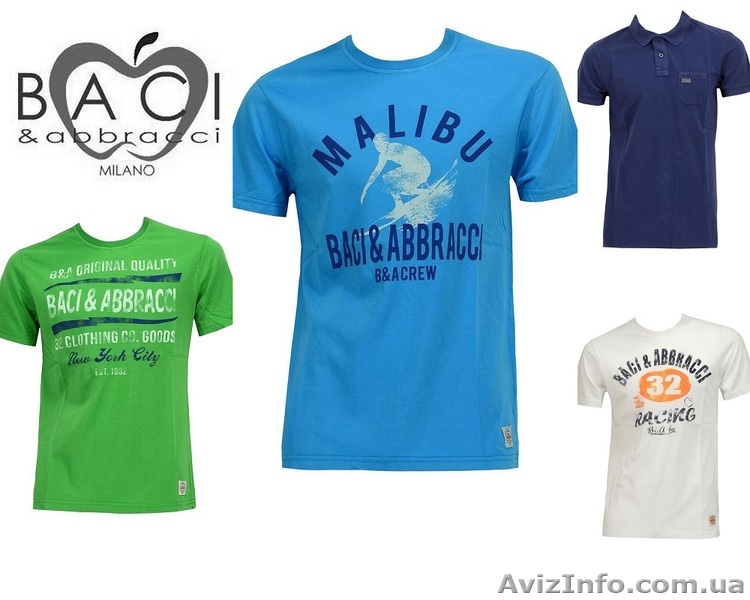 Мужские футболки Baci&Abbracci оптом - <ro>Изображение</ro><ru>Изображение</ru> #1, <ru>Объявление</ru> #1090468