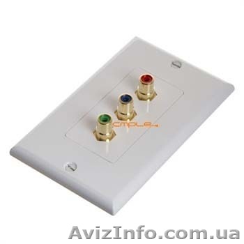 WP 565-N Component Video 3-RCA позолоченный разъем - <ro>Изображение</ro><ru>Изображение</ru> #1, <ru>Объявление</ru> #1127095