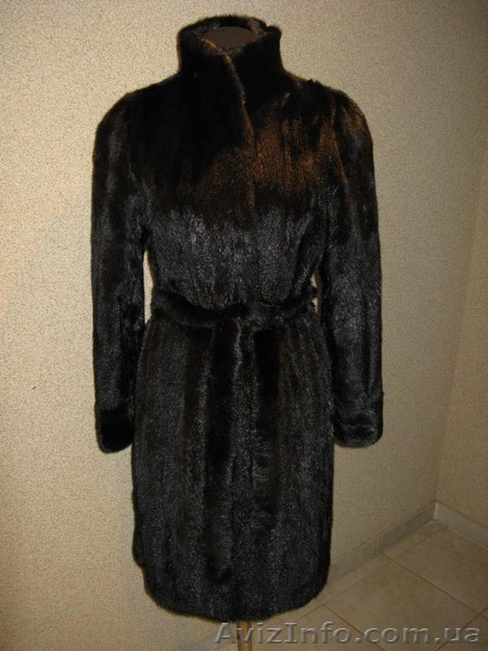 Длинная норковая шуба с поясом норка из Польши - <ro>Изображение</ro><ru>Изображение</ru> #1, <ru>Объявление</ru> #1149719