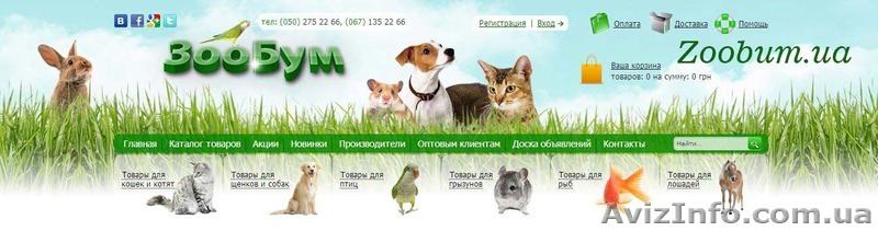 Интернет-магазин зоотоваров. - <ro>Изображение</ro><ru>Изображение</ru> #1, <ru>Объявление</ru> #1166100
