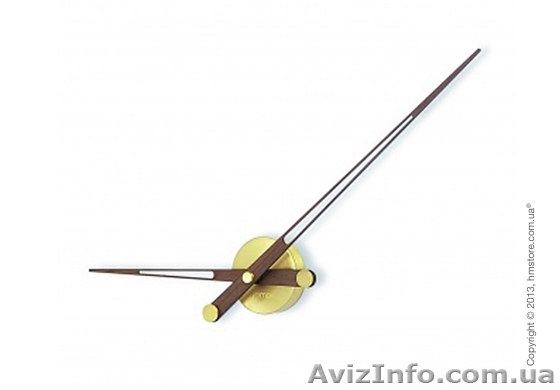 Оригинальные часы с деревянными стрелками - <ro>Изображение</ro><ru>Изображение</ru> #1, <ru>Объявление</ru> #1167038