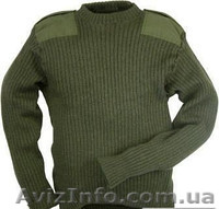 Свитер шерстяной армейский - <ro>Изображение</ro><ru>Изображение</ru> #1, <ru>Объявление</ru> #1178442