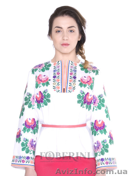 Женская вышиванка "Нежная Мальва" - <ro>Изображение</ro><ru>Изображение</ru> #1, <ru>Объявление</ru> #1169277