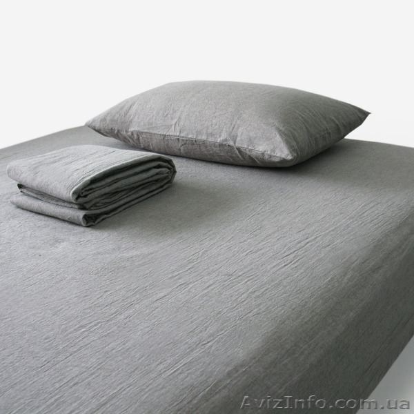 комлекты постели (серый лен) в экоупаковке - <ro>Изображение</ro><ru>Изображение</ru> #1, <ru>Объявление</ru> #1183799