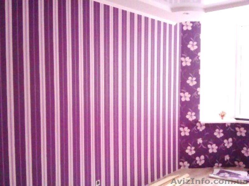 Поклеим обои недорого Киев  - <ro>Изображение</ro><ru>Изображение</ru> #1, <ru>Объявление</ru> #1237245