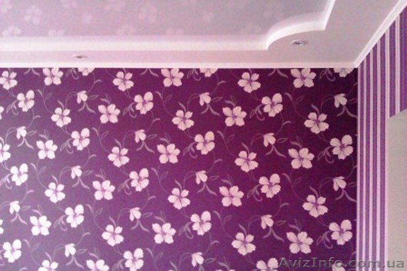 Поклейка обоев всех видов, Киев  - <ro>Изображение</ro><ru>Изображение</ru> #1, <ru>Объявление</ru> #1238323