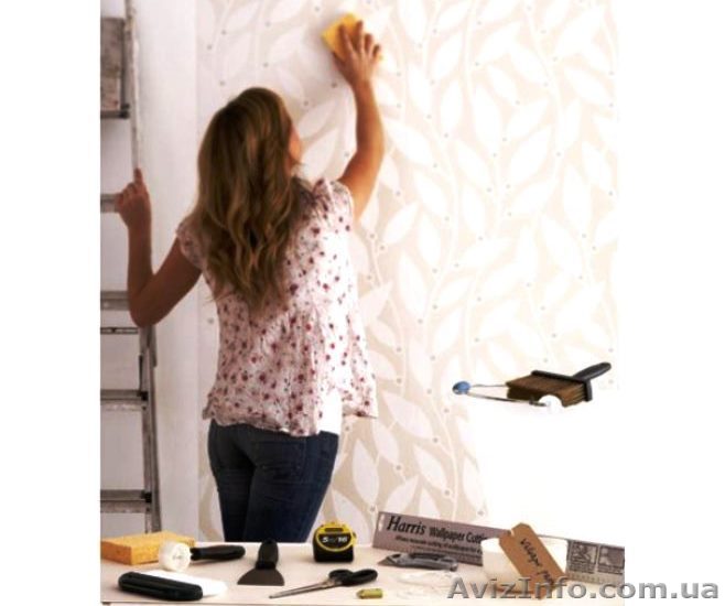 Поклейка обоев недорого в Киеве  - <ro>Изображение</ro><ru>Изображение</ru> #1, <ru>Объявление</ru> #1259899