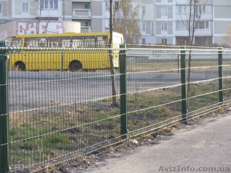 Забор для дачи секционный из сварной сетки панельного типа Рубеж 3D - <ro>Изображение</ro><ru>Изображение</ru> #1, <ru>Объявление</ru> #1167047