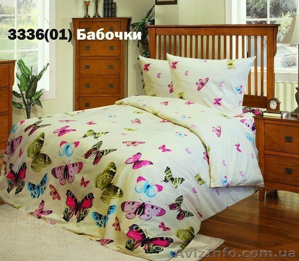 Купить постельное белье в Украине, Комплект Бабочки - <ro>Изображение</ro><ru>Изображение</ru> #1, <ru>Объявление</ru> #1281023
