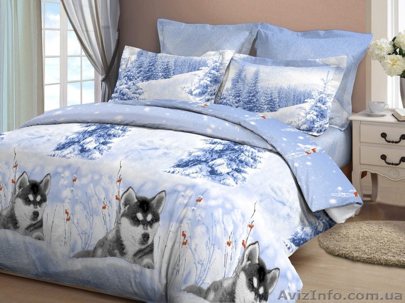 Недорогое постельное белье, Комплект Хаски - <ro>Изображение</ro><ru>Изображение</ru> #1, <ru>Объявление</ru> #1280963