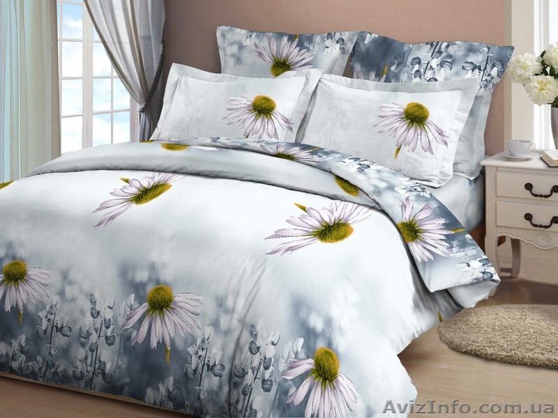 Купить постельное белье Харьков, Комплект Ромашки 3Д - <ro>Изображение</ro><ru>Изображение</ru> #1, <ru>Объявление</ru> #1280954