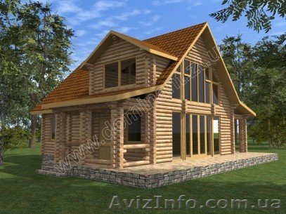 Двухэтажный дом из бруса. Проект Наслаждение. - <ro>Изображение</ro><ru>Изображение</ru> #1, <ru>Объявление</ru> #1291184