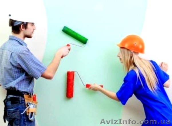 Малярные работы, оклейка обоями в Киеве  - <ro>Изображение</ro><ru>Изображение</ru> #1, <ru>Объявление</ru> #1288128