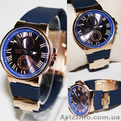 Часы "Ulysse Nardin" кварцевые. Бесплатная Доставка!!! - <ro>Изображение</ro><ru>Изображение</ru> #1, <ru>Объявление</ru> #1284995