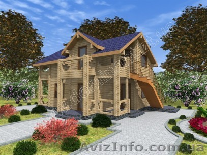 Проект Георгина. Гостиница из профилированного бруса. - <ro>Изображение</ro><ru>Изображение</ru> #1, <ru>Объявление</ru> #1302684