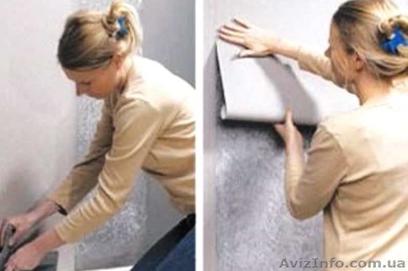 Оклейка обоями Малярные работы в Киеве  - <ro>Изображение</ro><ru>Изображение</ru> #1, <ru>Объявление</ru> #1299189