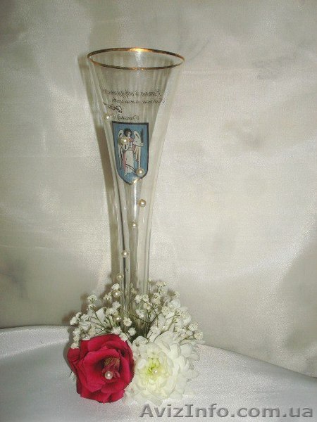 Украшение свадебных бокалов. - <ro>Изображение</ro><ru>Изображение</ru> #1, <ru>Объявление</ru> #1318733