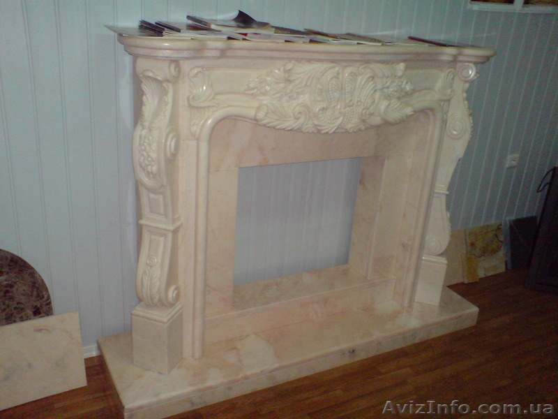 Камин из розового мрамора - <ro>Изображение</ro><ru>Изображение</ru> #1, <ru>Объявление</ru> #1311226