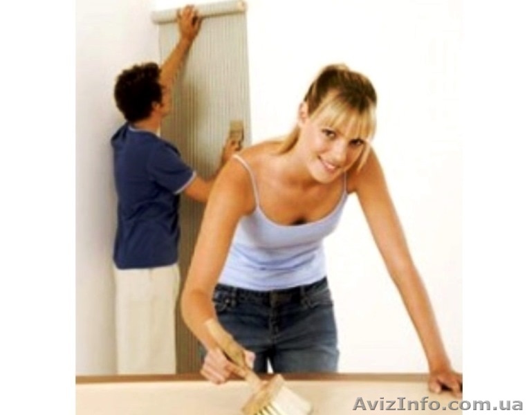 Поклейка обоев Цена Киев.  - <ro>Изображение</ro><ru>Изображение</ru> #1, <ru>Объявление</ru> #1319092