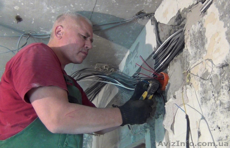 Замена, монтаж проводки в квартире с минимумом пыли. Киев. - <ro>Изображение</ro><ru>Изображение</ru> #1, <ru>Объявление</ru> #807992