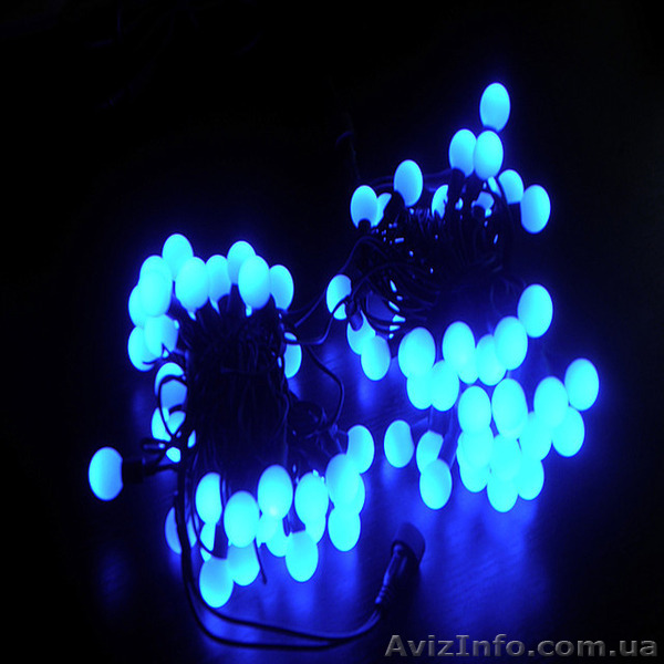 Световые шарики,10м(синий),купить в Киеве - <ro>Изображение</ro><ru>Изображение</ru> #1, <ru>Объявление</ru> #1322559