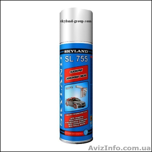 Силиконовая смазка, силикон-спрей SKYLAND SL 755 (300 ml) - <ro>Изображение</ro><ru>Изображение</ru> #1, <ru>Объявление</ru> #1343498