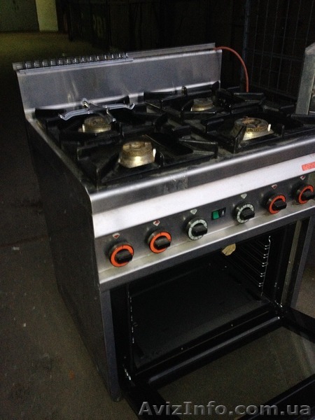 Газовая промышленная плита б/у с электродуховкой для кафе, ресторанов - <ro>Изображение</ro><ru>Изображение</ru> #1, <ru>Объявление</ru> #1354811