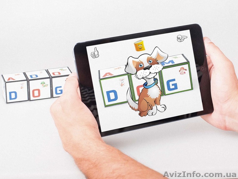 Кубики-абетка с дополненой реальностью с помощью айфона, андроида, планшета - <ro>Изображение</ro><ru>Изображение</ru> #1, <ru>Объявление</ru> #1344880
