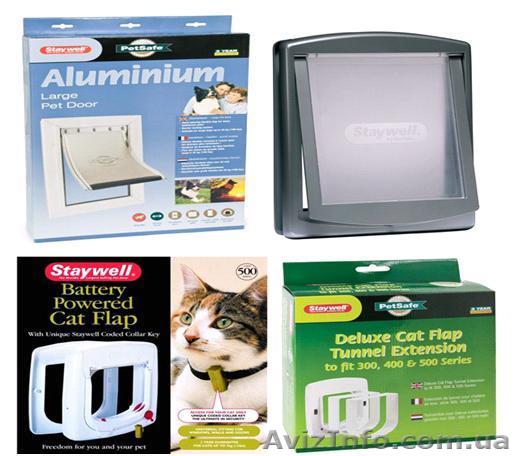 Дверь для собаки, окошко для кошки, врезные, автоматические - <ro>Изображение</ro><ru>Изображение</ru> #1, <ru>Объявление</ru> #1365800