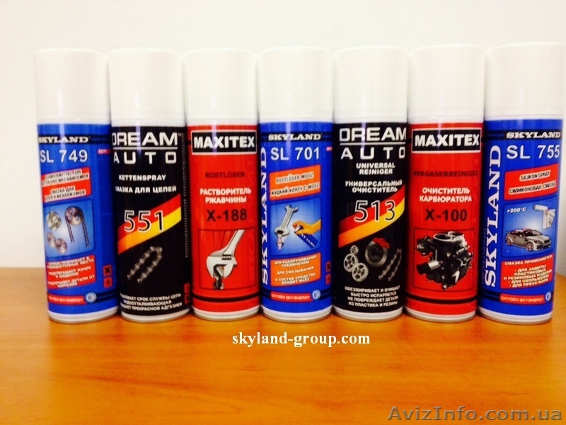 SKYLAND GROUP - Технические аэрозоли, автохимия компании (смазки, очис - <ro>Изображение</ro><ru>Изображение</ru> #1, <ru>Объявление</ru> #1359926