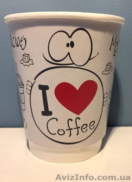 Продам бумажный стаканчик двухслойный (двубортный) 250 мл - <ro>Изображение</ro><ru>Изображение</ru> #1, <ru>Объявление</ru> #1356050
