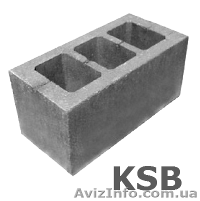 Шлакоблок усиленный м75 стеновой перрегородка 190х190х390 мм киев от завода - <ro>Изображение</ro><ru>Изображение</ru> #1, <ru>Объявление</ru> #1374229