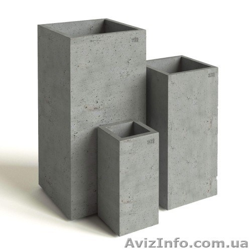 Бетонный вазон «Товер» от производителя - <ro>Изображение</ro><ru>Изображение</ru> #1, <ru>Объявление</ru> #1402795