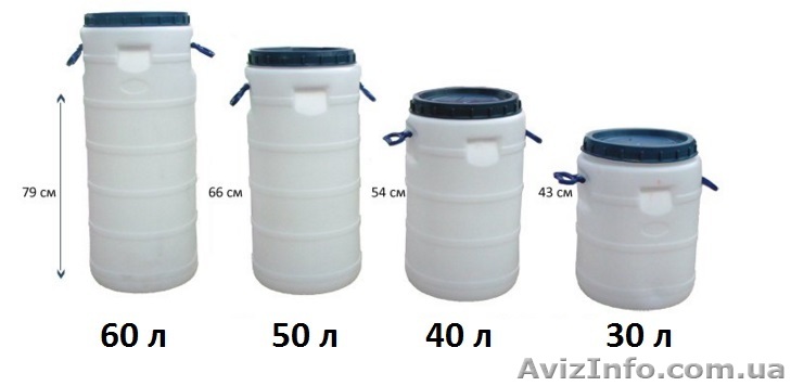 Бидон пищевой и не пищевой из пластика - <ro>Изображение</ro><ru>Изображение</ru> #1, <ru>Объявление</ru> #1413967