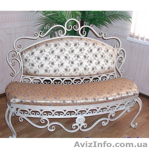 Кованый диван "Роберт" КДК2 . Кованые диваны купить. - <ro>Изображение</ro><ru>Изображение</ru> #1, <ru>Объявление</ru> #1402631
