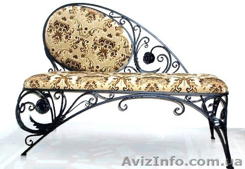 Кованый диван "Ажио" КДК8. Кованая мебель для дома и дачи.  - <ro>Изображение</ro><ru>Изображение</ru> #1, <ru>Объявление</ru> #1402658
