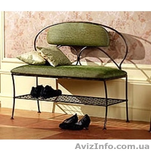 Скамейка "Старт 1" КПД3.1. Кованая мебель для прихожей. - <ro>Изображение</ro><ru>Изображение</ru> #1, <ru>Объявление</ru> #1403289