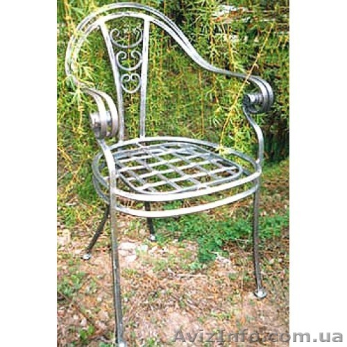 Кованый стул со спинкой КСС8. Кованая мебель - <ro>Изображение</ro><ru>Изображение</ru> #1, <ru>Объявление</ru> #1403344