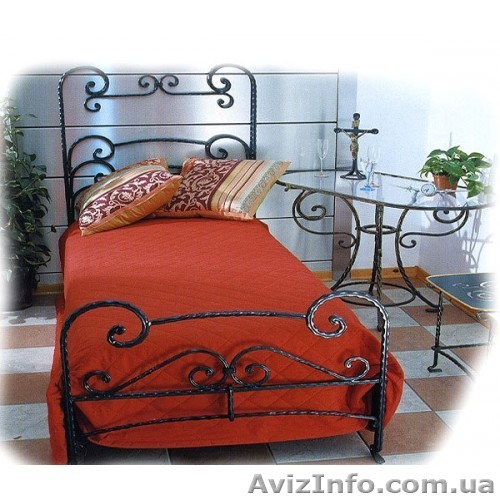 Кованая односпальная кровать «Эми» ПОЛ10 - <ro>Изображение</ro><ru>Изображение</ru> #1, <ru>Объявление</ru> #1406015