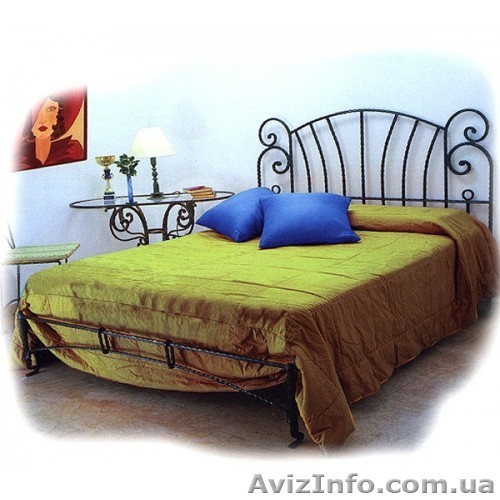 Кованая односпальная кровать «Лига лайт-1» ПОЛ9. Кованая мебель:стулья, кровати - <ro>Изображение</ro><ru>Изображение</ru> #1, <ru>Объявление</ru> #1406013