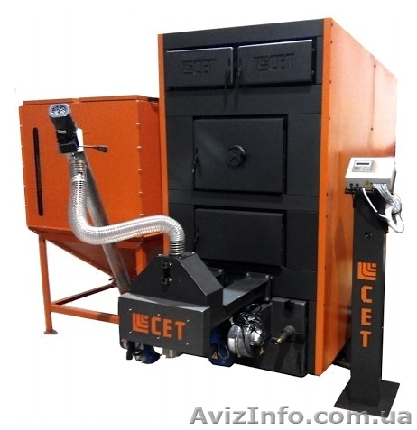 Автоматический промышленный твердотопливный котел на пеллетах СЕТ 1000 кВт (1 МВ - <ro>Изображение</ro><ru>Изображение</ru> #1, <ru>Объявление</ru> #1404388