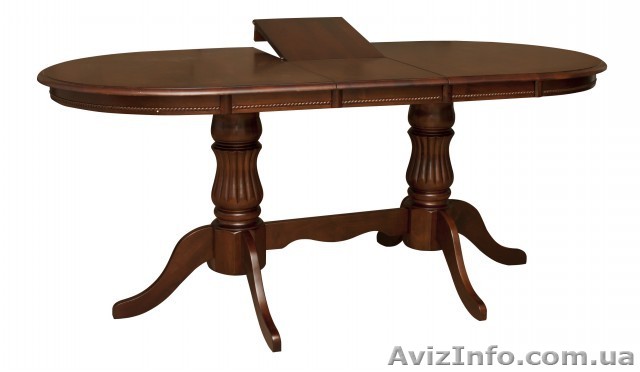 Анжелика 1,5м каштан - стол раскладной обеденный - <ro>Изображение</ro><ru>Изображение</ru> #1, <ru>Объявление</ru> #1411805
