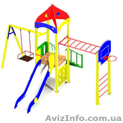  Игровой комплекс с качелями "Афина" - <ro>Изображение</ro><ru>Изображение</ru> #1, <ru>Объявление</ru> #1444908